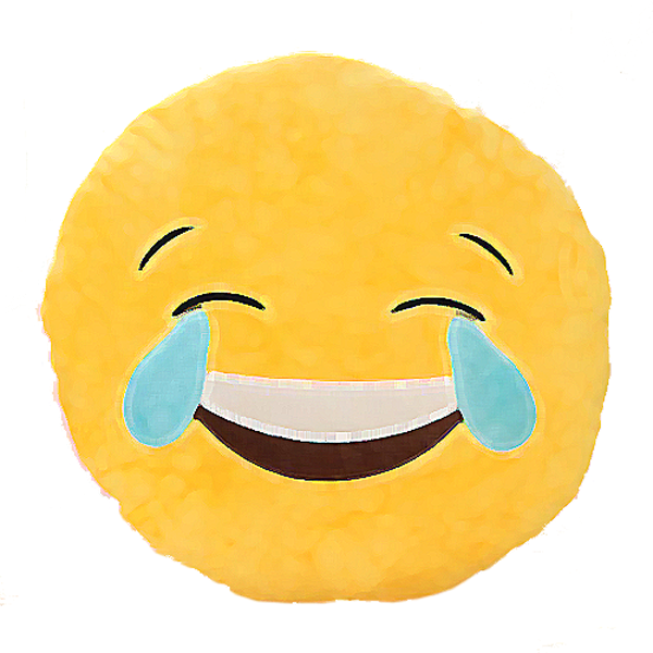A Yellow Smiley Face With Tears On It