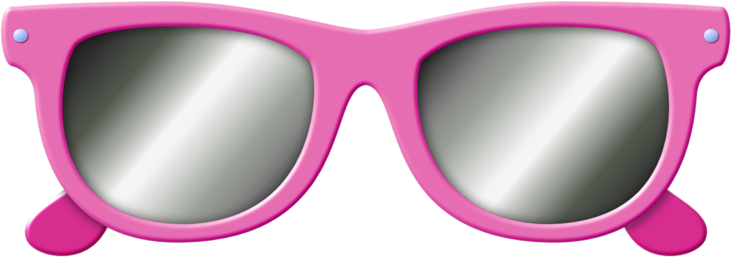 A Pink Sunglasses With White Lenses