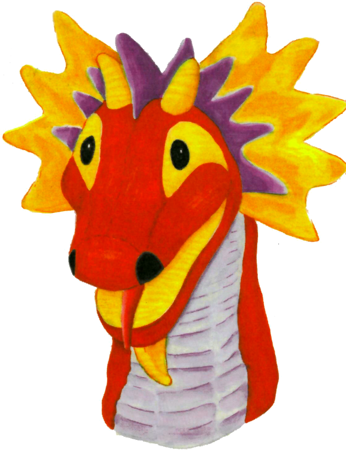 A Red And Yellow Dragon