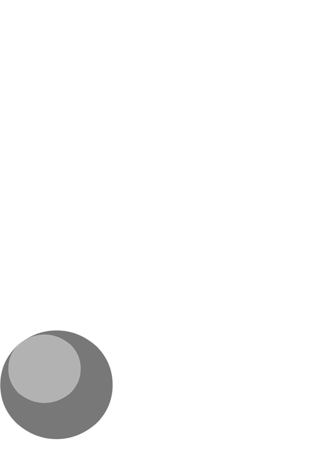 A Grey And Black Background With A White Ball