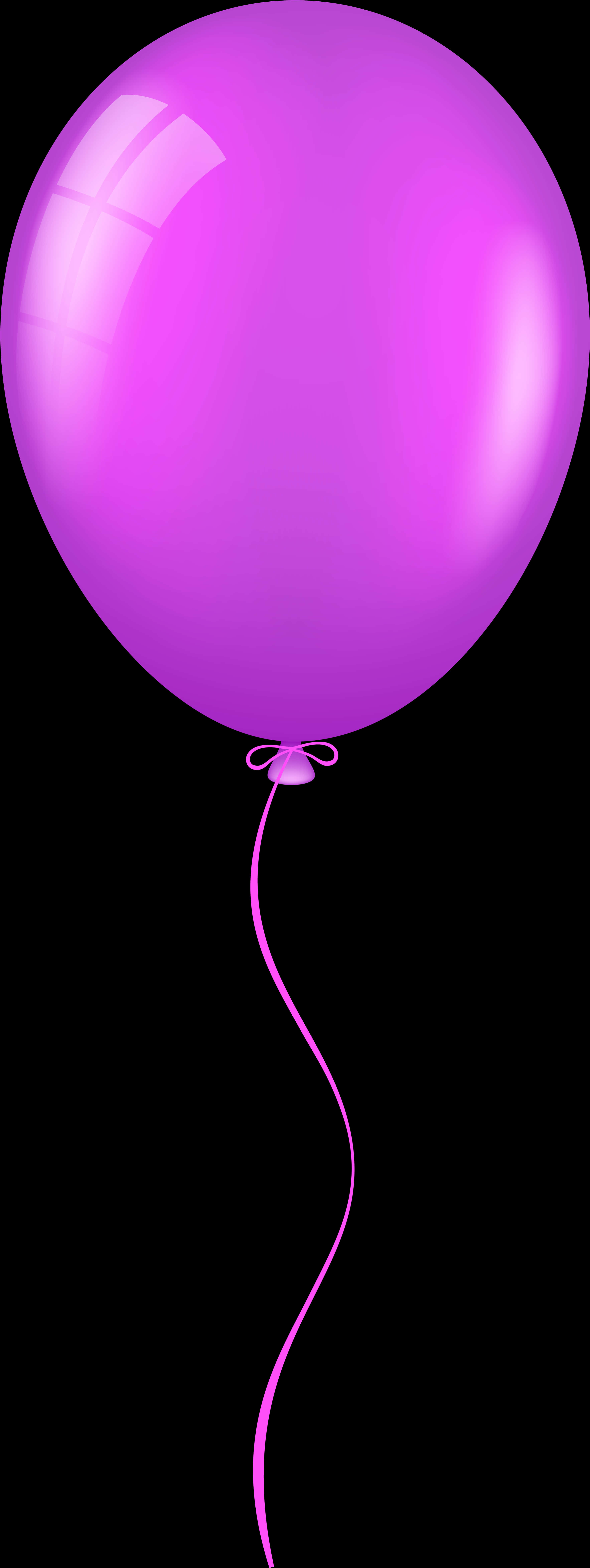 Clipart Sun Purple - Purple Balloon Transparent Background, Hd Png Download
