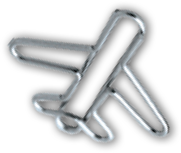 A Paper Clip On A Black Background
