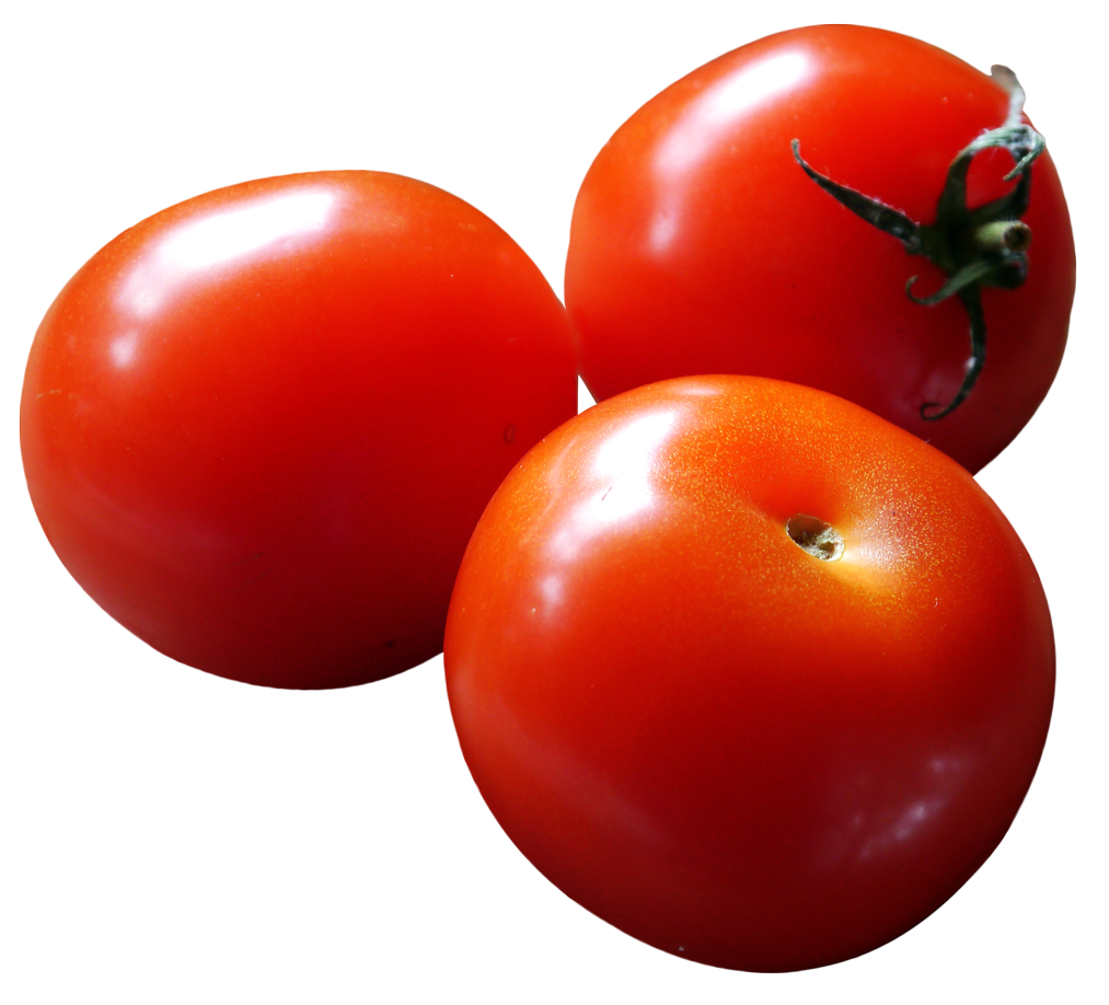 A Group Of Tomatoes On A Black Background