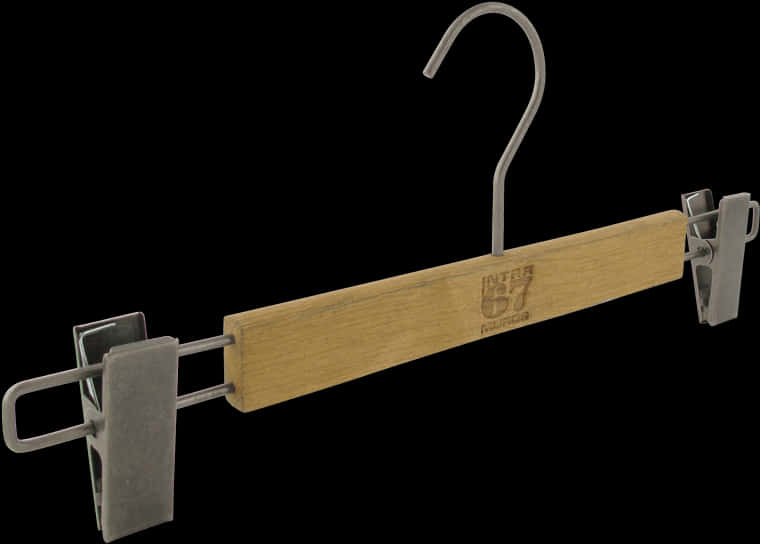 A Wooden Swinger With A Metal Hook