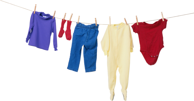 Clothes On A Clothesline
