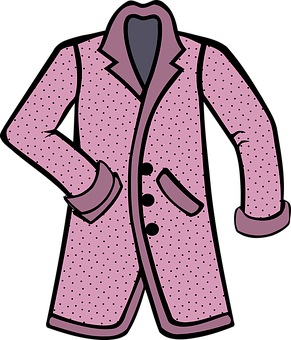 A Pink Polka Dot Coat
