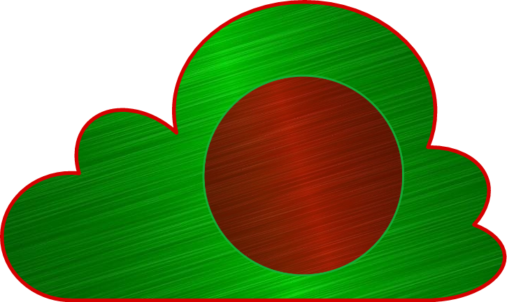 #clouds #red #green #bangladesh #flag, Hd Png Download