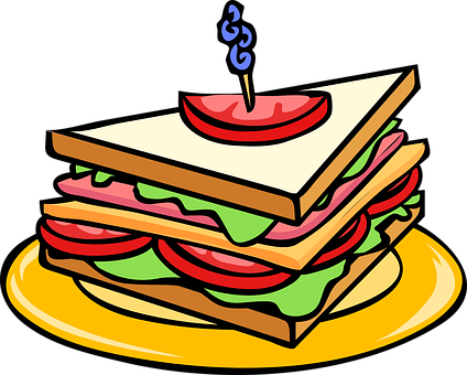A Sandwich On A Plate