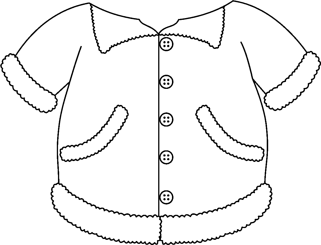 A White Jacket With Buttons