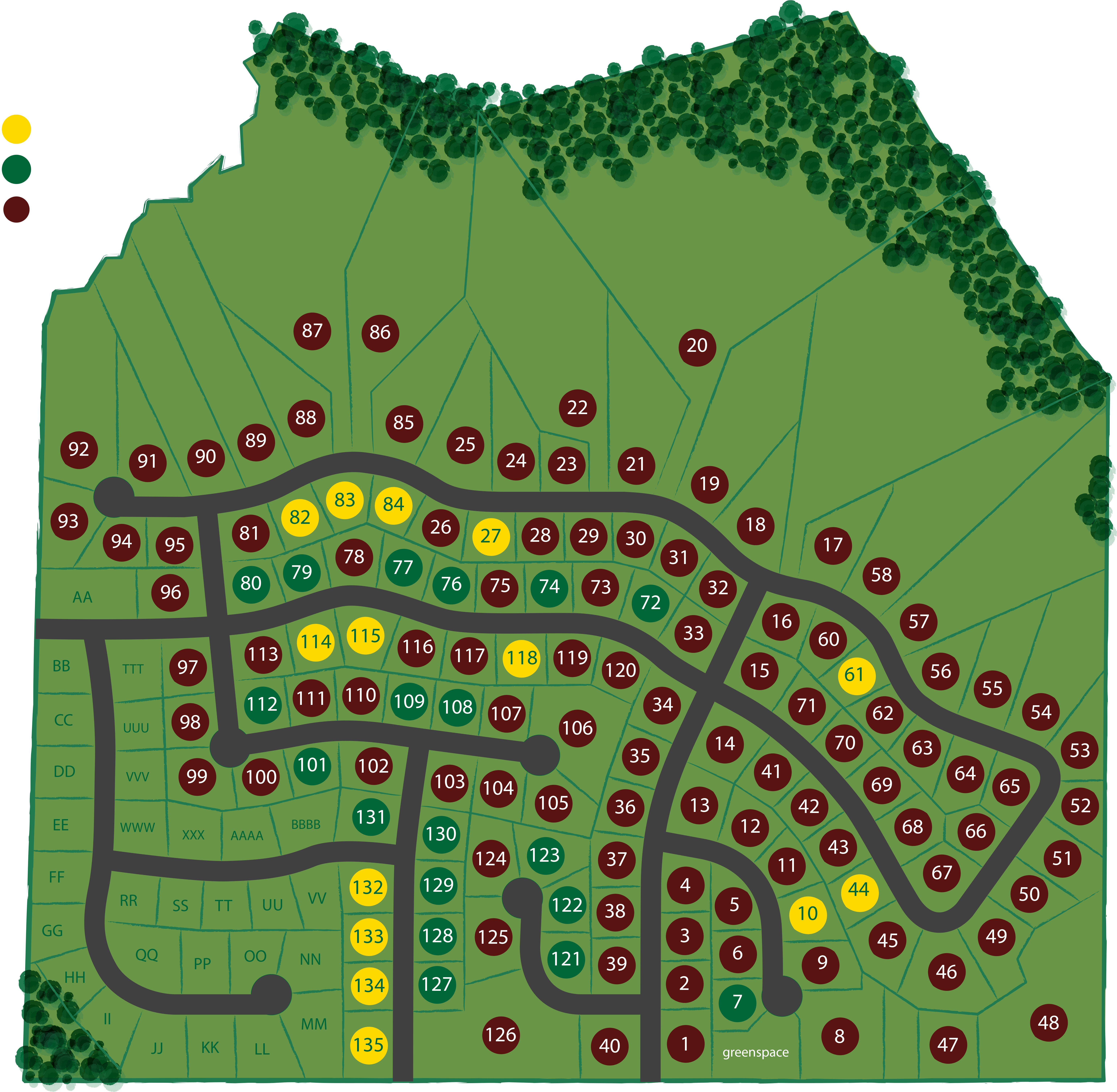 A Map Of A Neighborhood