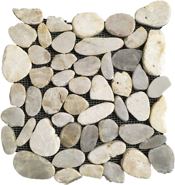 A Group Of White And Grey Rocks