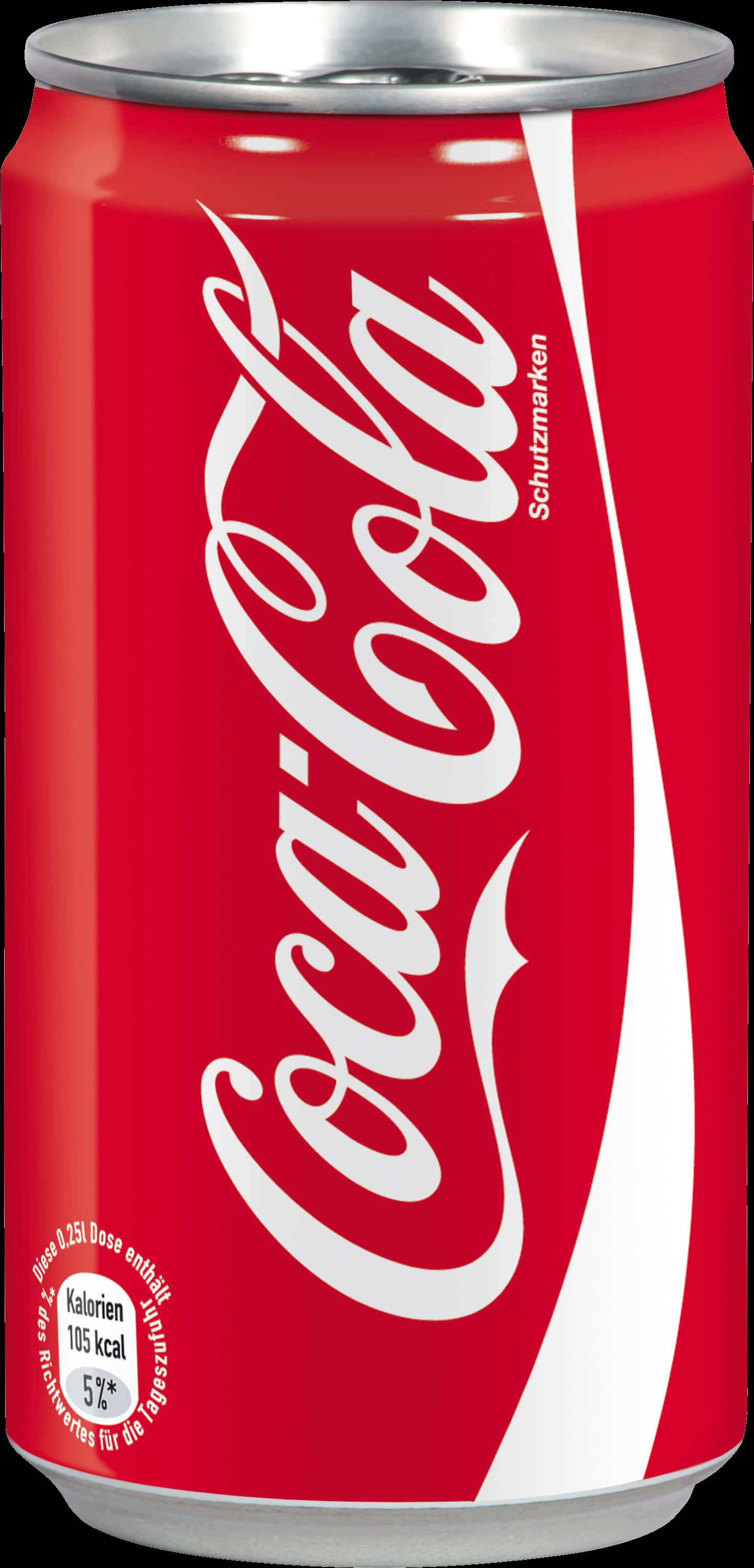 A Red Can With White Text