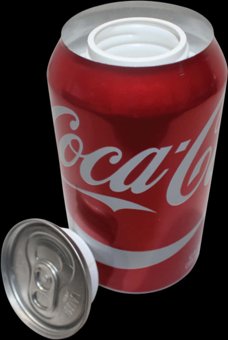 A Red Can With White Text