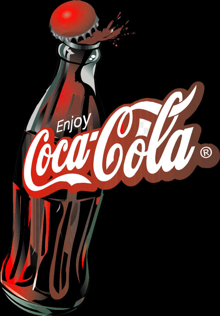 A Bottle Of Soda With A Logo