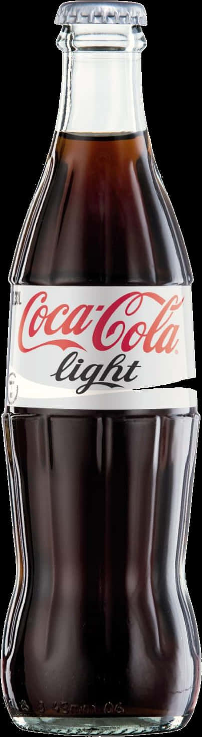 A Bottle Of Soda With A White Label