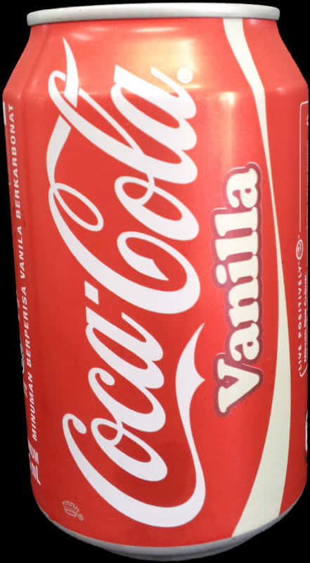 A Can Of Soda With White Text