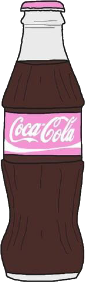 A Cartoon Of A Bottle Of Soda