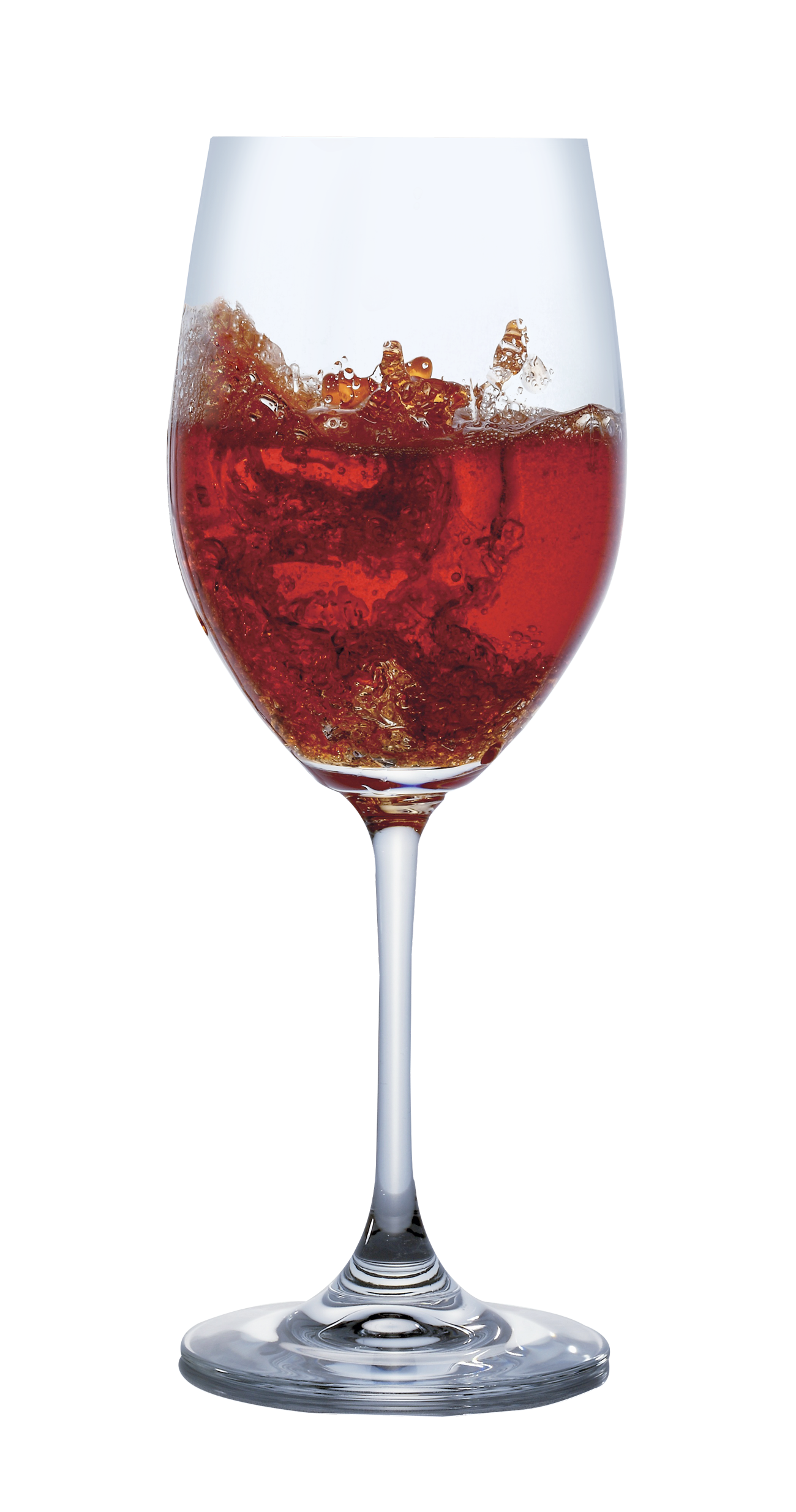 A Glass Of Red Liquid