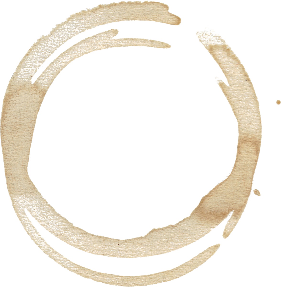 A Coffee Stain In A Circle