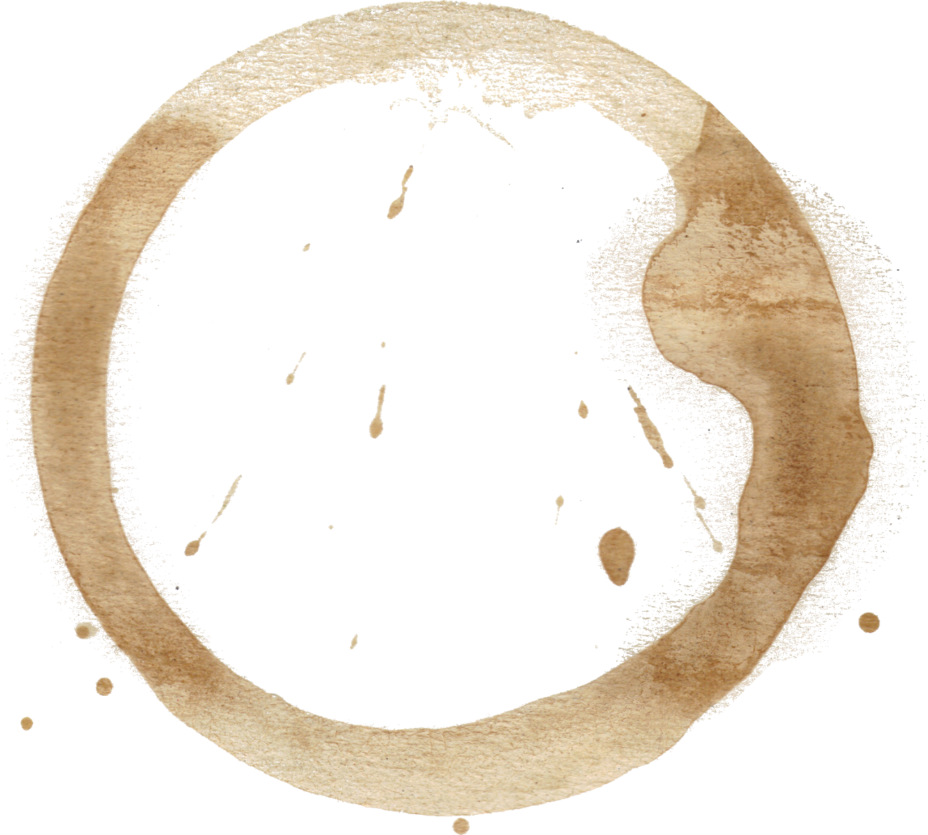 Coffee Stain Png 1333 X 1200