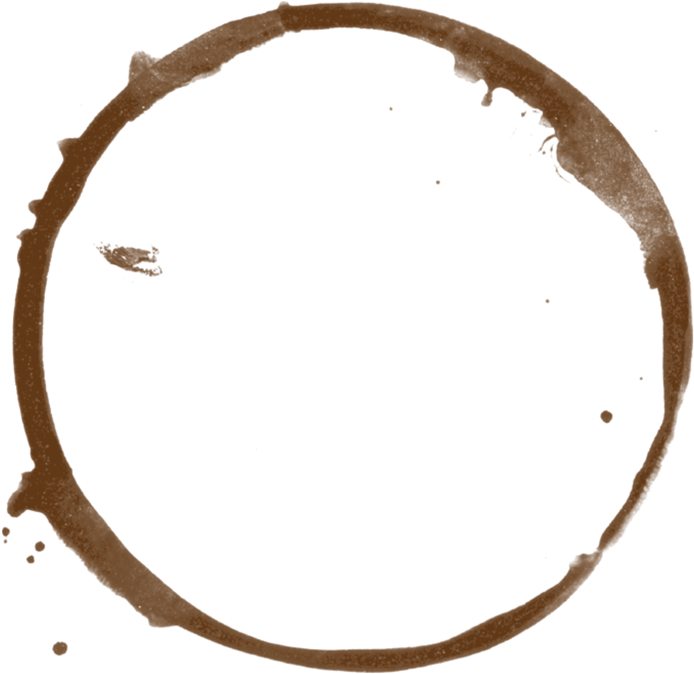 A Brown Circle With A Black Background