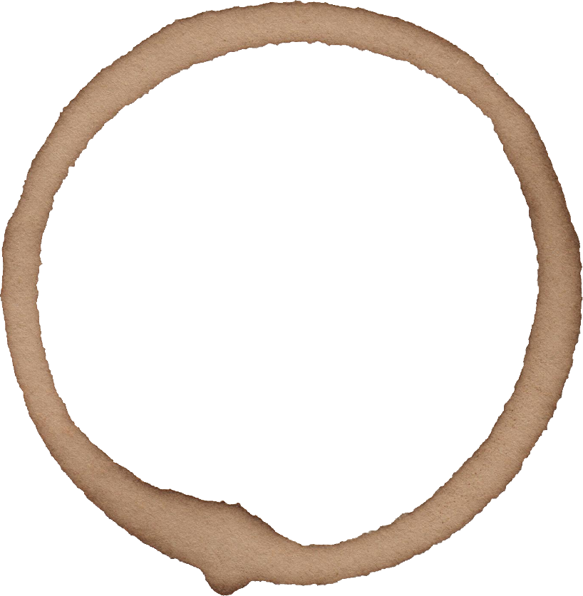 A Circle Of Coffee Stains