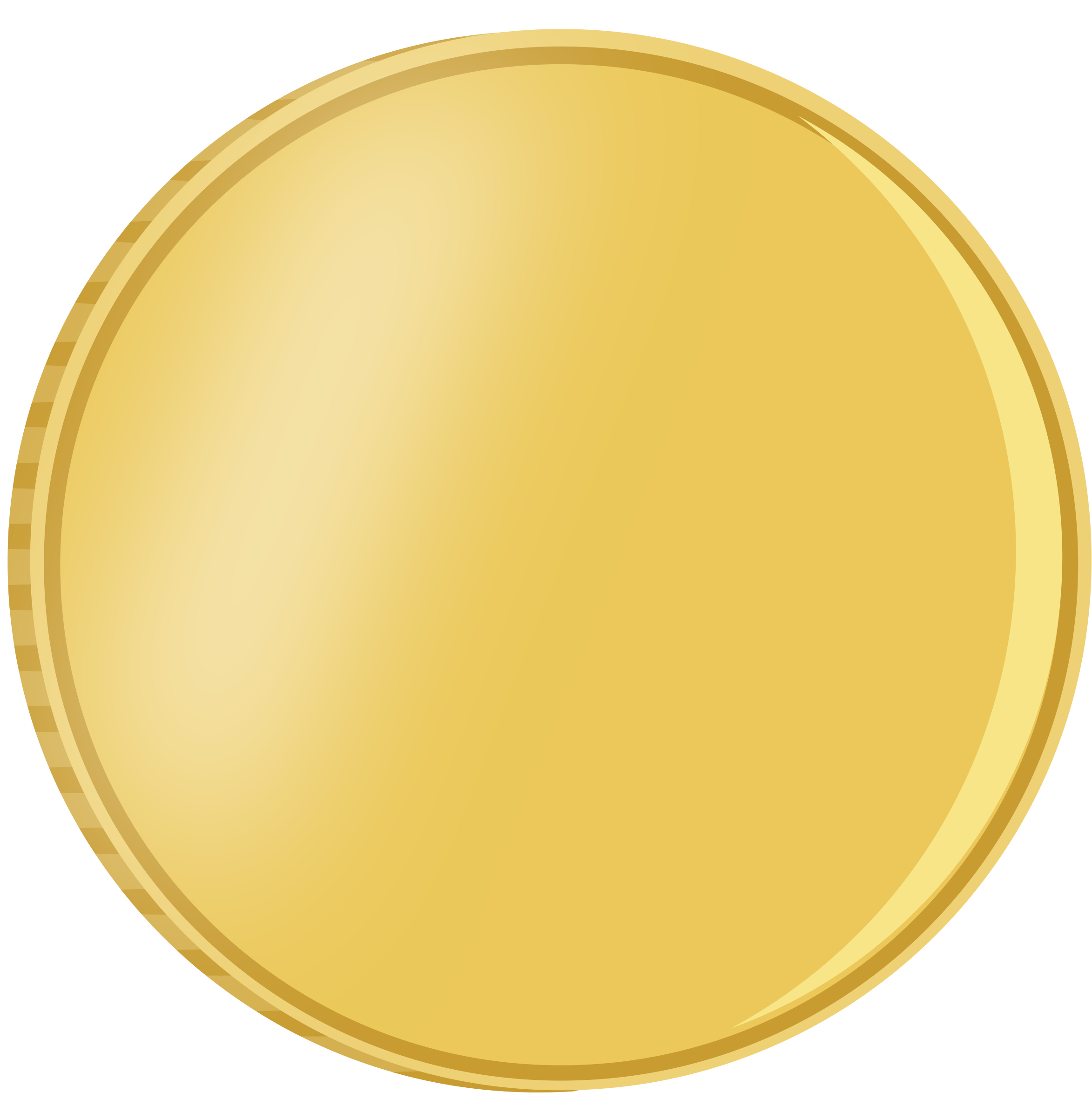 A Gold Coin With A Black Background
