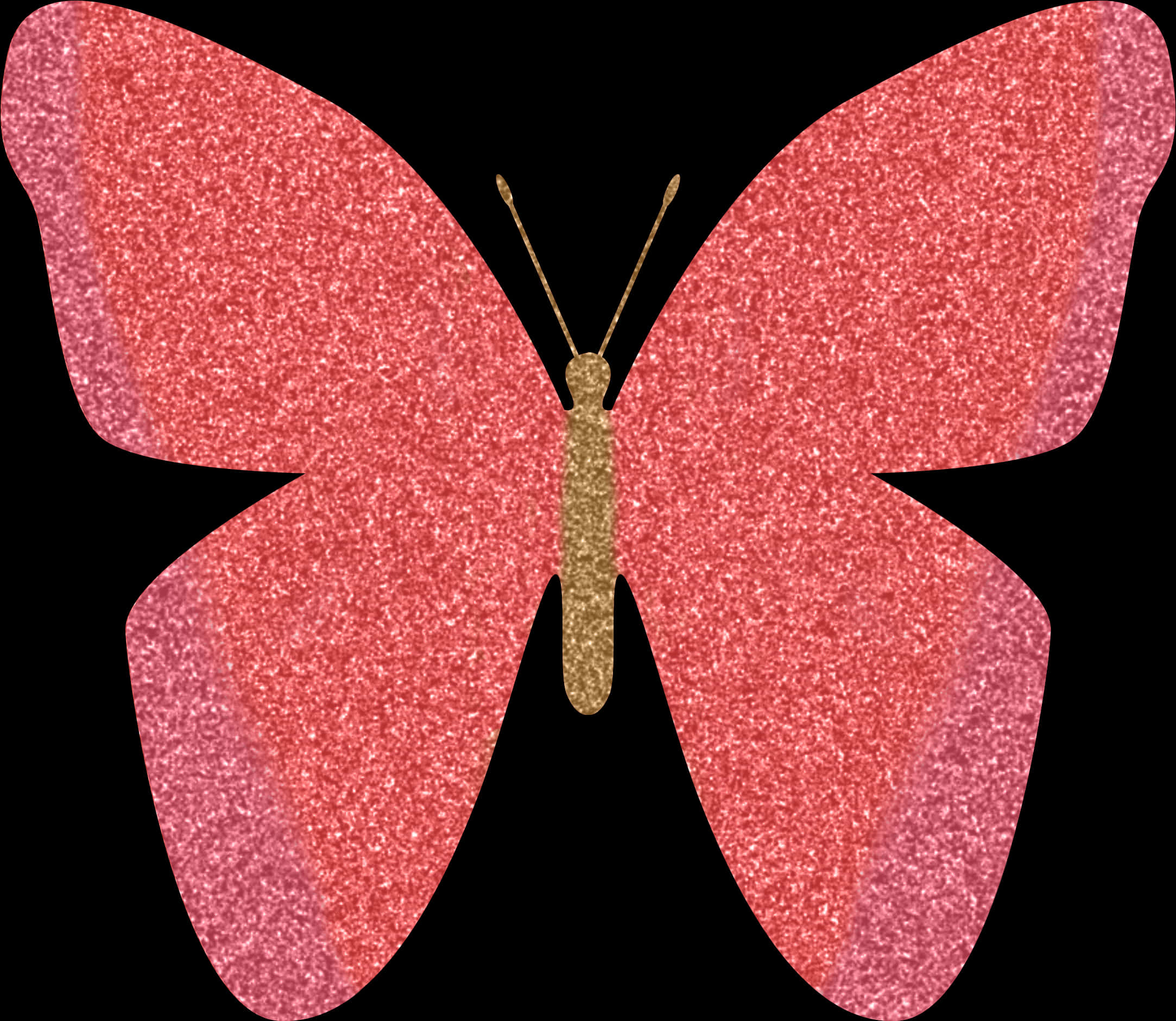 A Butterfly With Pink Wings