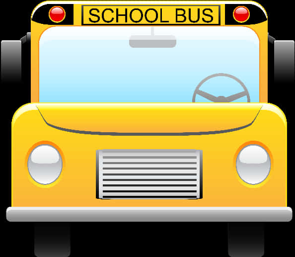 Collection Of School - School Bus Front Clipart, Hd Png Download