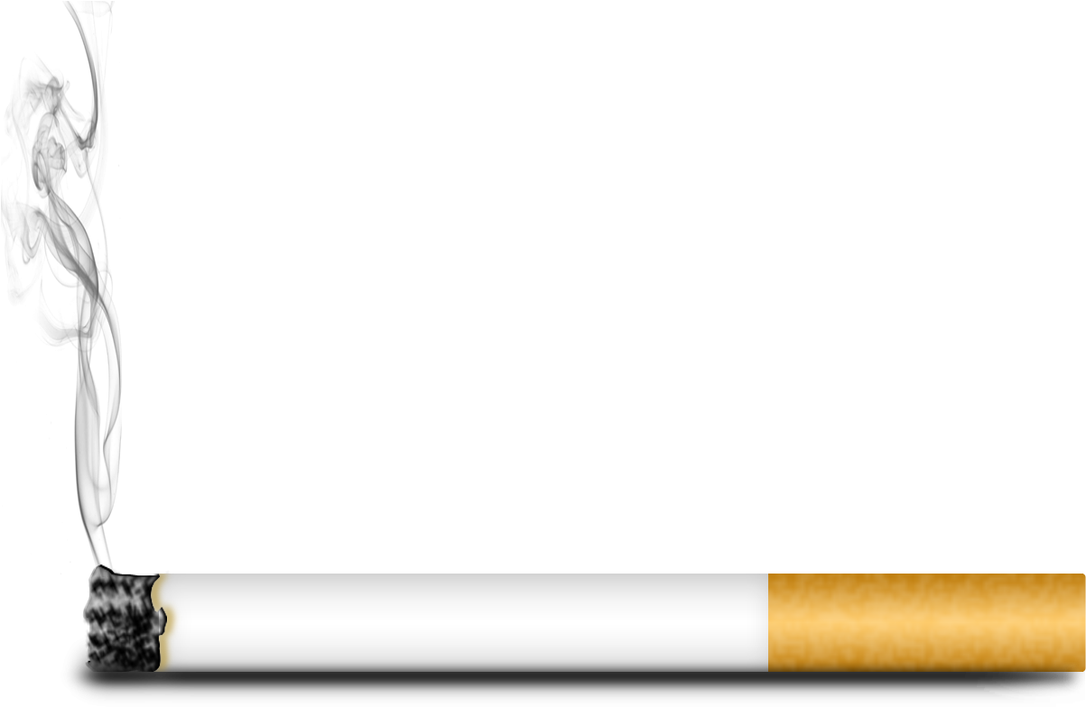 A Cigarette With A Black Background