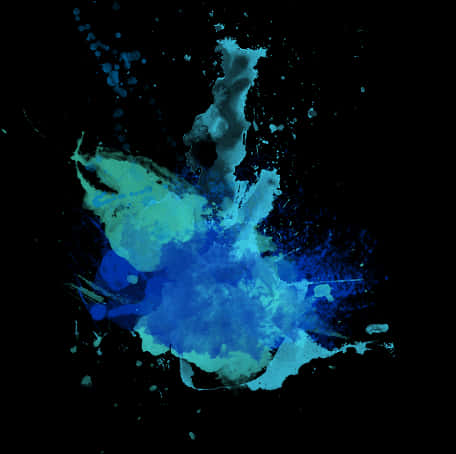 Color Burst Blue Png, Transparent Png