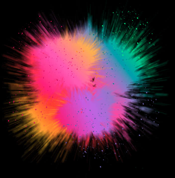 A Colorful Explosion Of Paint