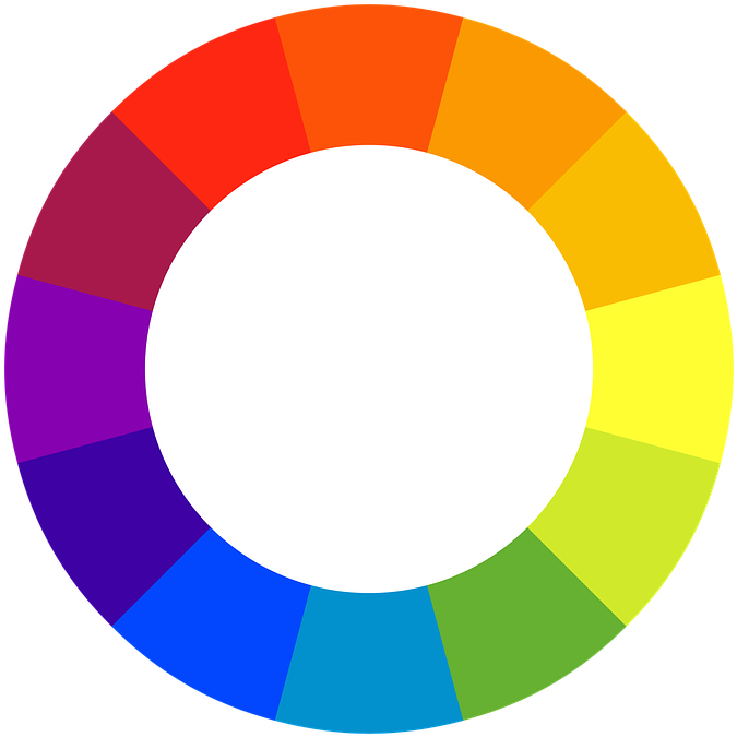 A Circle Of Rainbow Colors