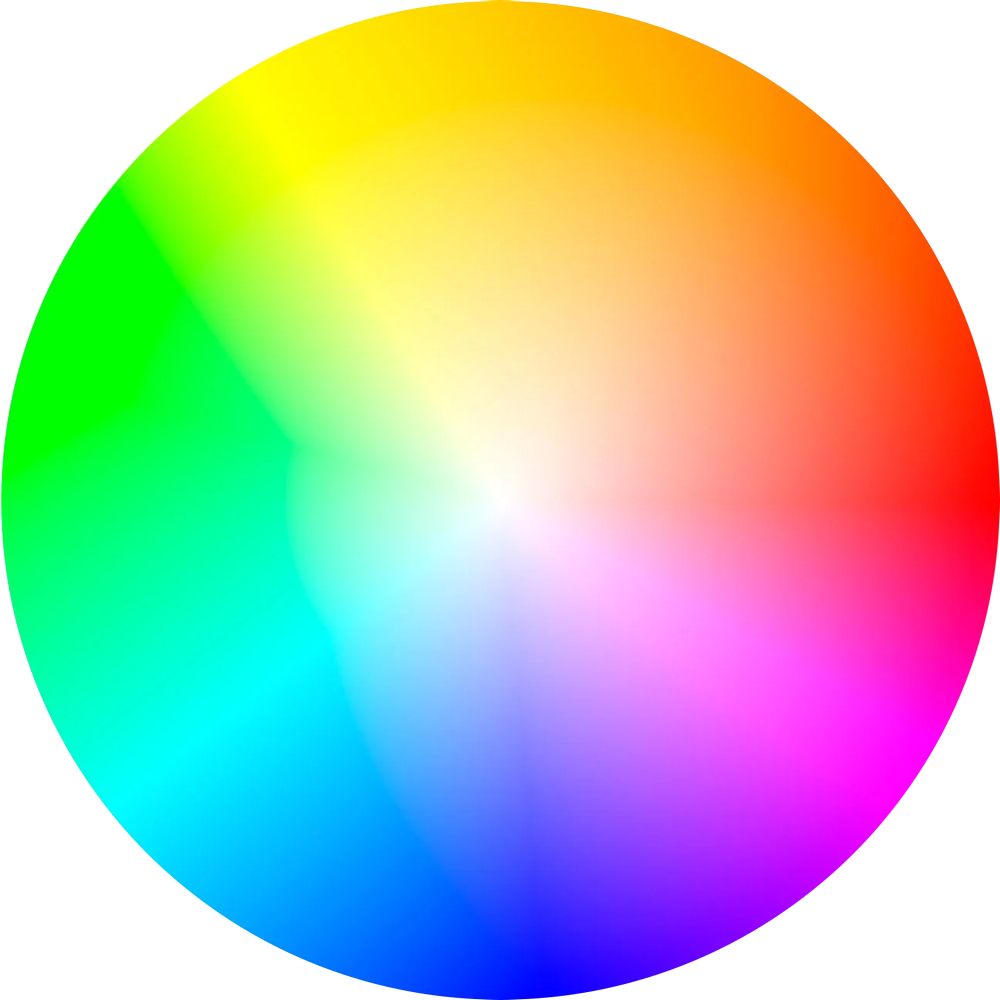 A Circular Rainbow Colored Circle