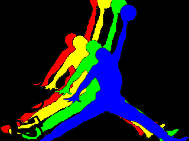 Colorful Air Jordan Logo