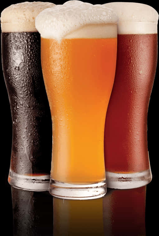 Colorful Draft Beer Glasses