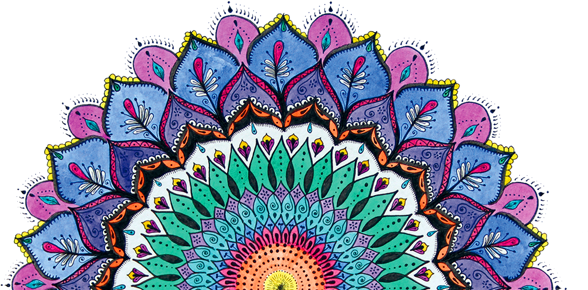 Colorful Mandala Png Transparent, Png Download