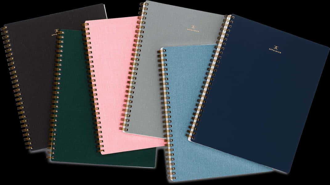 Awesome Six Spiral Notebook Colors