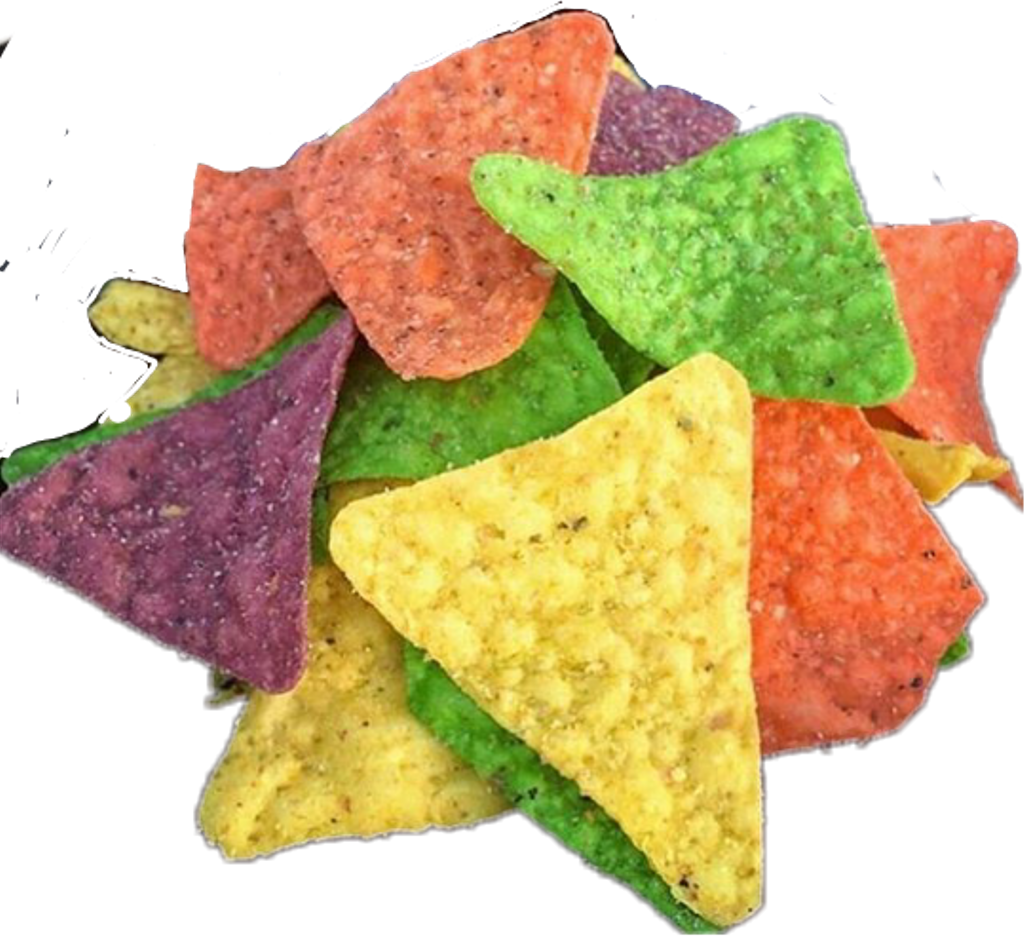 A Pile Of Colorful Chips