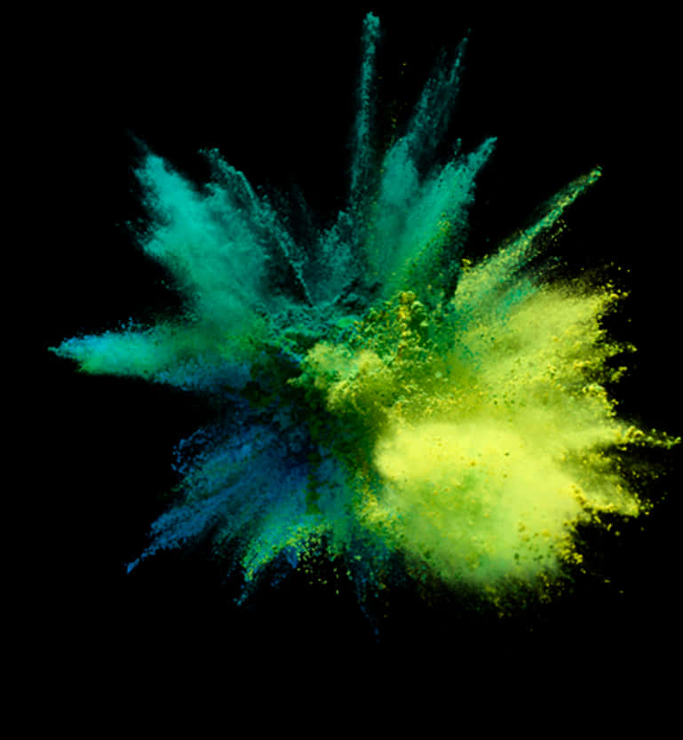 Colour Explosion Powder Green Freetoedit - Colour Explosion Png