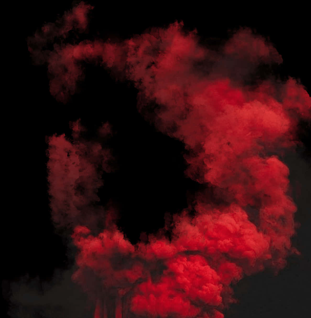 A Red Smoke In The Sky