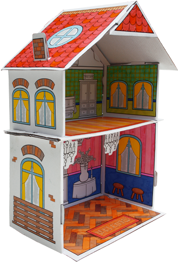 A Toy House With Different Designs