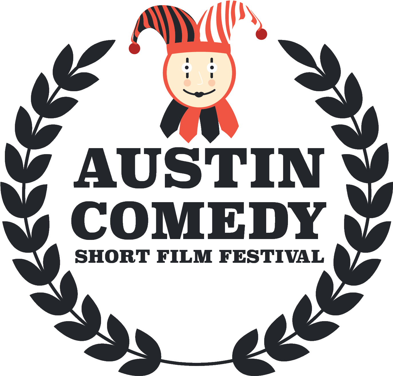 A Logo For A Comedy Short Film Festival