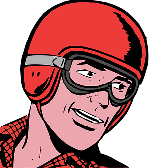 A Man Wearing A Helmet And Goggles