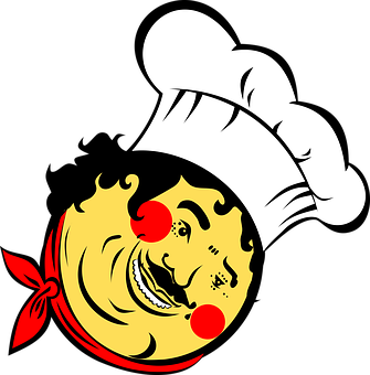 A Cartoon Of A Chef