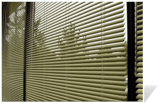 A Close-up Of A Window Blinds