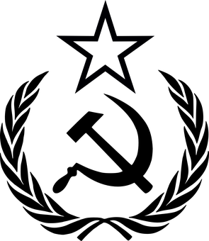 A Black Background With A Star