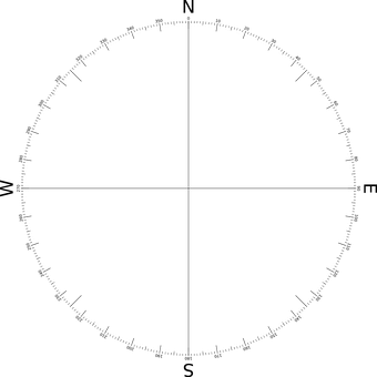 A White Circle With Black Background