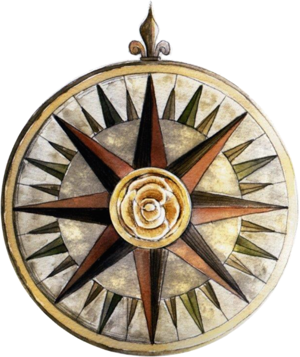 Compass Rose Png 610 X 726