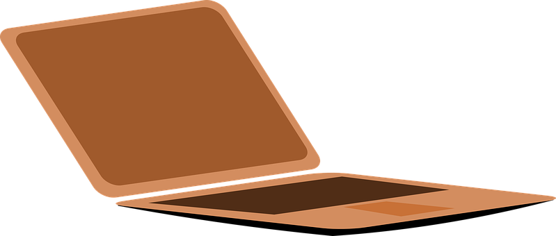 A Laptop Computer With A Black Background